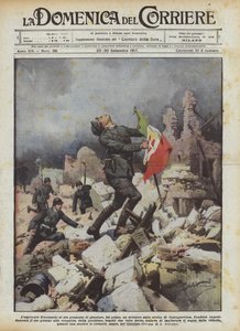 وعد Laspirante Franceschi بزرع ثلاثة ألوان على أنقاض Castagnevizza بواسطة أخيل بيلترام