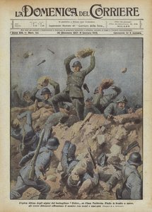 Lepic الدفاع عن قوات جبال الألب من كتيبة Feltre على سيما فالديروا
