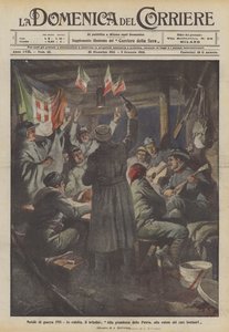 عيد الميلاد في حرب عام 1915 ، توست ، لعظمة الوطن ، لصحة أحبائهم البعيدين!