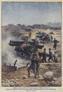رؤية الحرب على الجبهة الشمالية للمغرب الفرنسي بواسطة Achille Beltrame