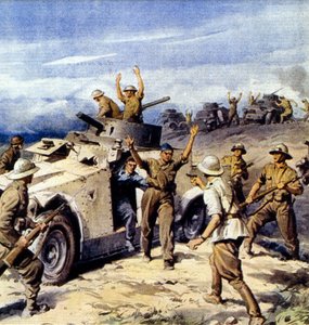 الحرب العالمية الثانية - 1940 1941 - حملة شمال إفريقيا - الغزو الإيطالي لمصر بواسطة أخيل بيلترام