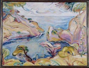 Calanque of Figuerolles في La Ciotat Achille-Emile (Achille Emile) Othon Friesz (1879-1949) 1907 إشارة إلزامية: Collection of the regards de Provence Foundation ، مرسيليا