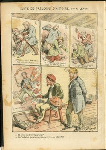 Illustration by Achille Lemot (1846-1909) in Le Pelerin, 20/05/06 - Suite of historical paintings - Anarchist Anarchism, Radicalism, Art, Revolution, Opportunism, Insecurite, Socialism - Painters artists بواسطة أشيل ليموت