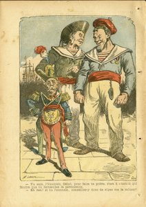 Illustration of Achille Lemot (1846-1909) in Le Pelerin بواسطة أشيل ليموت