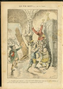 Illustration of Achille Lemot (1846-1909) in Le Pelerin, 25/02/06 - Antisemitism, Religion Faith, Catholic Catholicism - Separation of Church and State, Inventories/Reactions to Inventories - Jew بواسطة أشيل ليموت