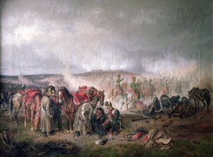 وفاة الكونت سينسهايم في معركة بورودينو عام 1812 ، 1862