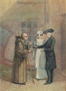 يوريك ، الراهب و مدام لام- في نزل كورتيارد في كاليه ، c1760s ، 1942. بواسطة آدم باك