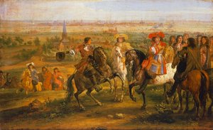 القبض على ليل بواسطة لويس الرابع عشر ، 28 أغسطس بواسطة Adam Frans van der Meulen
