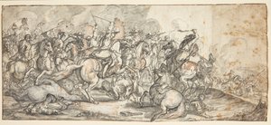 مسابقة الفروسية بواسطة Adam Frans van der Meulen