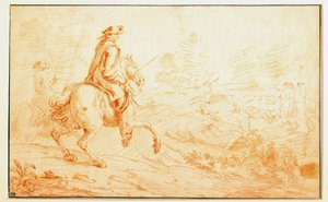 صيد الغزلان المتفائلة بواسطة آدم فان دير ميولين (1632-1690) القرن السابع عشر في باريس ، متحف اللوفر بواسطة Adam Frans van der Meulen