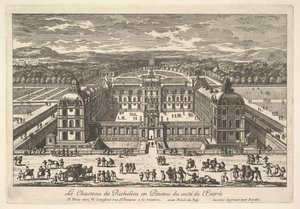 ال Château de Richelieu en Poictou على مدخل المدخل ، القرن السابع عشر. بواسطة آدم بيريل