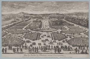 حديقة التويلري ، 1680 ، 1680. بواسطة آدم بيريل