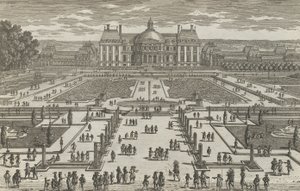 منظر لـ Vaux-Le-Vicomte ، 1680s. ، 1680s. بواسطة آدم بيريل