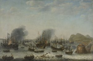 معركة بحرية بالقرب من جبل طارق في 25 أبريل 1607 ، 1639