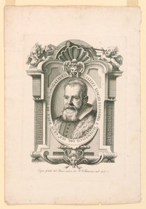 صورة لجاليليو جاليلي (1562-1642) بواسطة بعد فرانشيسكو فيلامينا ، حوالي 1566 - 1626