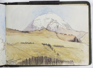 Sketchbook of watercolours, Drawings and Notes, Mexico,1896-1898 (watercolor) بواسطة أديلا بريتون