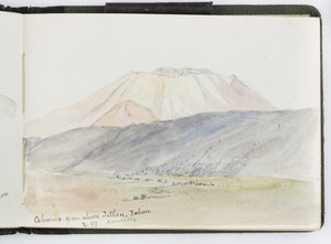 كراسة رسم للألوان المائية والرسومات والملاحظات ، المكسيك ، 1896-1898 (ألوان مائية) بواسطة أديلا بريتون