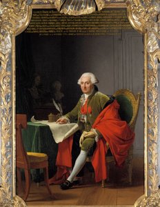 صورة بالحجم الكامل لتشارلز روجر ، أمير بوفريمونت (1713-1795) لوحة رسمها أديلايد لابيل جويارد (1749-1803) 1791 صن. 2.24 × 1.47 م. فرساي ، متحف القصر