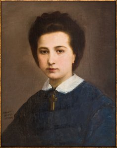 صورة لامرأة (عائلة غيريلي) (زيت على قماش)