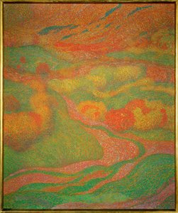 منظر طبيعي (زيت على قماش) بواسطة ادولف بوم