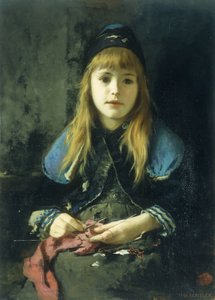 فتاة الحياكة بواسطة أدولف إختلر