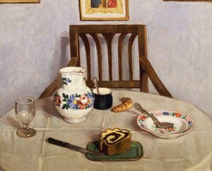 Still life with focaccia بواسطة ادولف فينيس