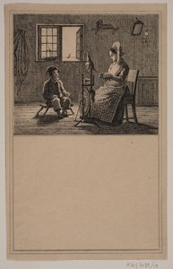 الأم والأبن. لا. 18 في مركز حقوق الانسان. وينثر وم. رورباي ، "25 صورة لأطفال صغار" بواسطة أدولف كيتندورف