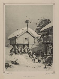 رسم توضيحي مأخوذ من كتاب النرويج الذي أنتجه في رسومات Asbjørnsen، P.Chr. ونشره Chr. Tønsberg (رقم ، 1848) بواسطة أدولف تيدماند