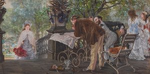 خطط السفر. 1875 بواسطة أدولف مينزل