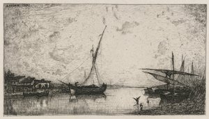 القناة aux Martigues ، 1872.