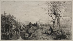 شاطئ تيار في روسيلون ، 1867.