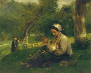 الأم وأطفالها في سان سيمون: الأم المحبة
