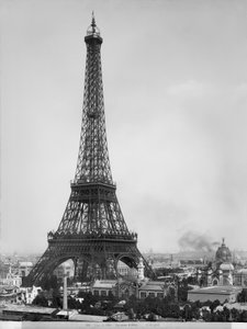 برج إيفل (1887-1889) الذي تم تصويره خلال المعرض العالمي لعام 1889 في باريس ، المهندس المعماري غوستاف إيفل (1832-1923)