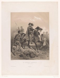 الجنرال جوزيبي غاريبالدي كقائد في معركة فاريزي Le Général Garibaldi (العنوان على الكائن)