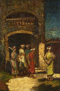 الجلاد ، حوالي 1860-80 (زيت على لوح)