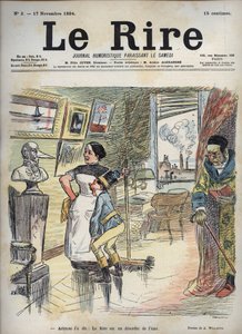 قالها أرسطو: الضحك هو إلغاء ترتيب الروح - رسمه أدولف ويليت (1857-1926) عن "الضحك" الصادر في 17 نوفمبر