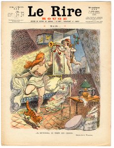 Cover of “” The Red Laughter””, Satirical in Colors بواسطة أدولف ليون ويليت
