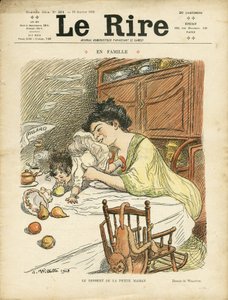 رسم توضيحي لـ Adolphe dit Willette (1857-1926) لغلاف Le Lire