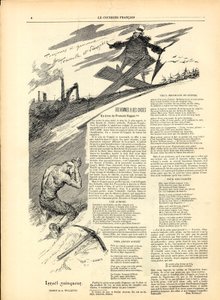 The English Courier، Satirical in B&W بواسطة أدولف ليون ويليت