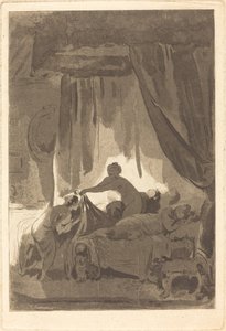 موناليزا بواسطة Adolphe Théodore Jules Martial Potémont بعد جان أونوريه فراغونارد