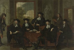 المشرفون على Collegium Medicum في أمستردام ، 1683