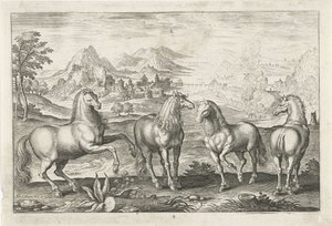 خيل الحيوانات ذات الأرجل الأربعة (عنوان السلسلة) Animalivm Qvaddrvpedvm (عنوان المسلسل) بواسطة أدريان كوليرت