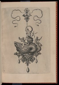 اللوحة 8 ، من Bullarum Inaurium ، المعلقات ، الأقراط ، إلخ. تصاميم ذات طبيعة مهارة ، الجزء الثاني بواسطة أدريان كوليرت