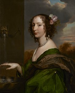 صورة لوسي هاي (ني بيرسي) كونتيسة كارلايل ، حوالي 1660-65 (زيت على قماش)