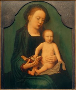 Sitzende Muttergottes mit dem Christuskind بواسطة أدريان إيسينبرانت