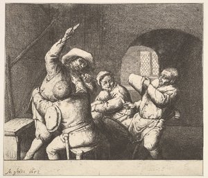 اقتحام السكين ، 1610-1685. بواسطة أدريان جانز. فان أوستاد