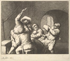 اقتحام السكين ، 1610-1685. بواسطة أدريان جانز. فان أوستاد