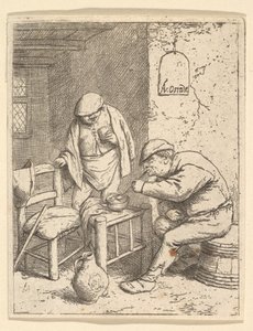 المدخن والشارب ، 1682. بواسطة أدريان جانز. فان أوستاد