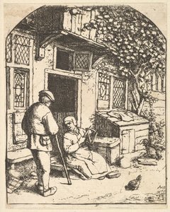 اللفاف ، 1610-85. بواسطة أدريان جانز. فان أوستاد