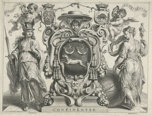 شعار النبالة لـ Antonius Triest Confidenter (العنوان على الكائن)